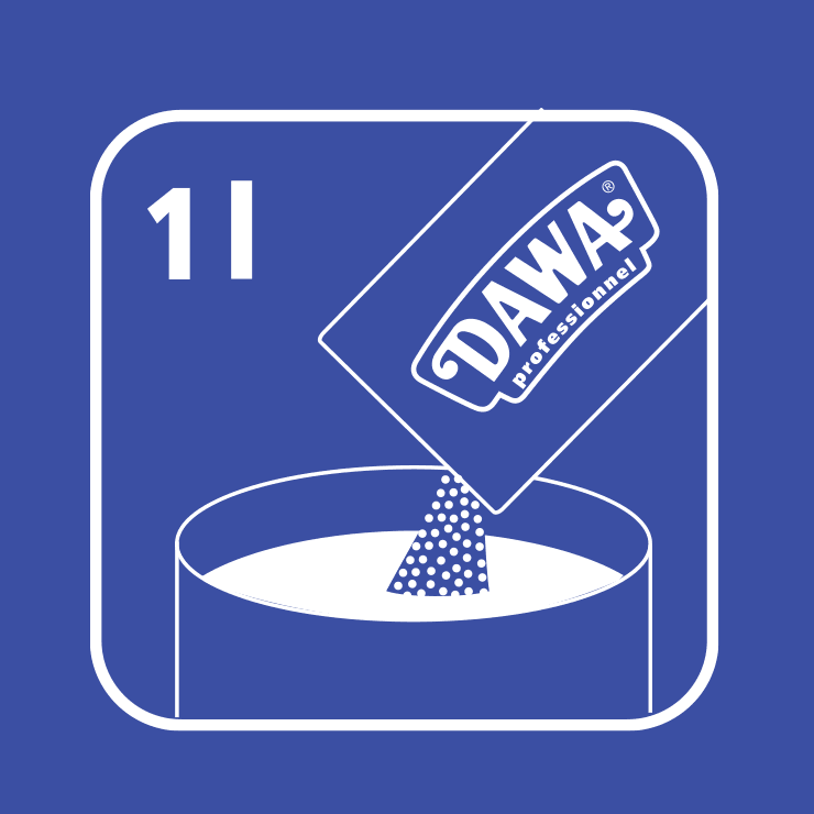 Beutelinhalt (165g) in1 l kalte Milch geben.