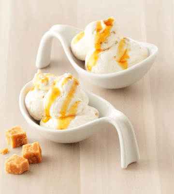 Caramel-Mousse mit Rahmtäfeli