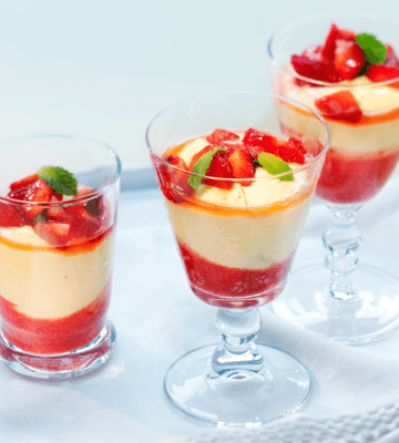 Vanille-Erdbeer-Coupe Rezept