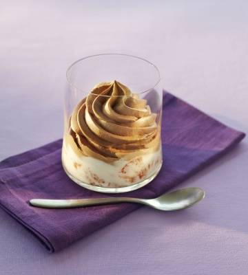 Mousse au chocolat Caotina et pamplemousse