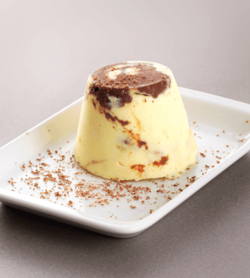 Crème glacée caramel et chocolat