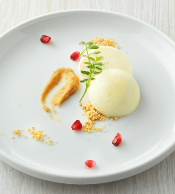 Flan à la semoule ou gôut de châtaigne