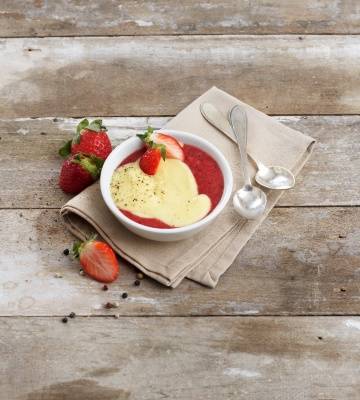 Crème Fraise-Vanille Poivrée