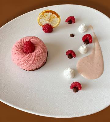 Entremet au citron et à l'Ovomaltine