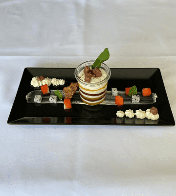 Sommerliches Passionsfrucht-Ovo Parfait