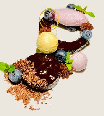 Symphony of Blackberry, Blueberry and Chocolate