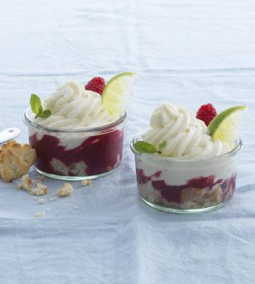 Limetten-Himbeer-Trifle