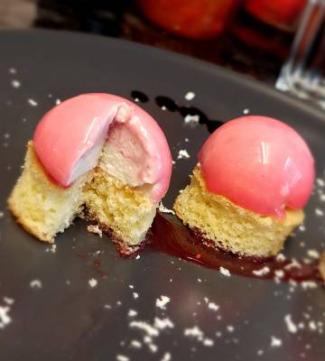 Recette Trio de framboisier (entremet mousse framboise et chocolat blanc)