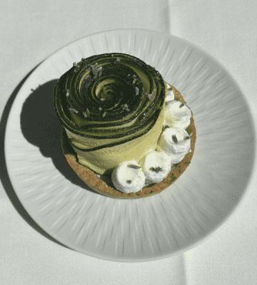 Dawa Dessert tarte courgette lavande