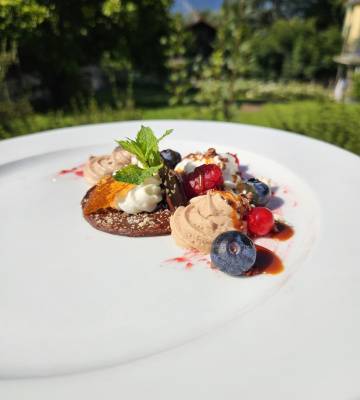 Toblerone Mousse Braun weiss