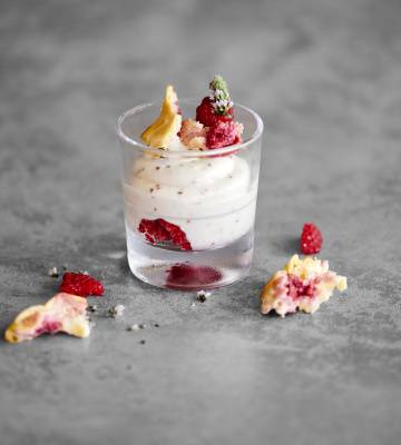 Gâteau moelleux à la framboise