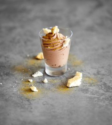 Meringue à la semoule et au curry