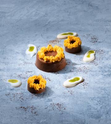 Dawa Care Flan Chocolat mit Karottenpüree 