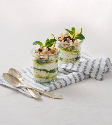 Limetten Minz Mousse